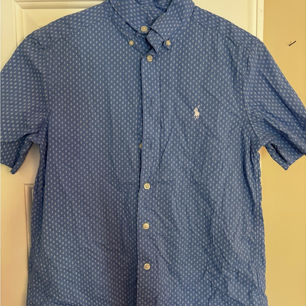 Polo by Ralph Lauren Boys Blue Button-Down Shirt